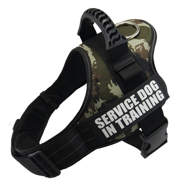 Custom Reflective No-Pull Dog Harness – Adjustable Breathable Harness for Small to Large Dogs