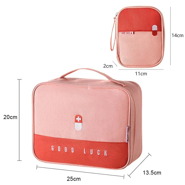 Large Capacity First Aid Kit Home/Travel Medicine Storage