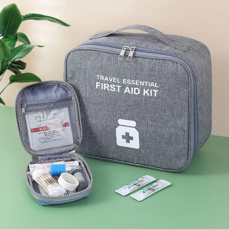 Large Capacity First Aid Kit Home/Travel Medicine Storage