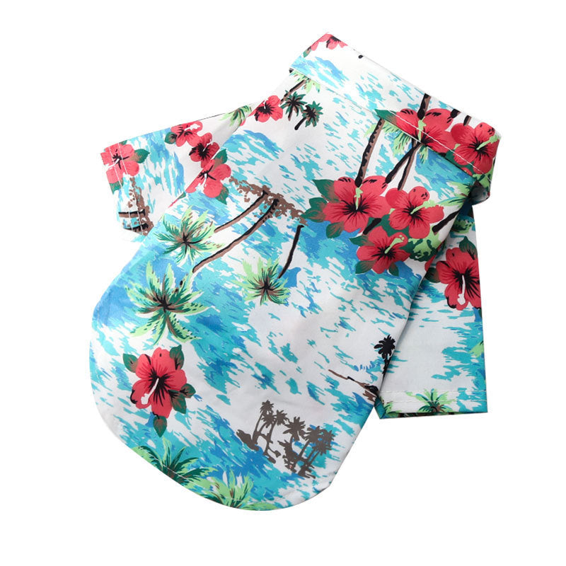 Hawaiian Beach Pineapple Shirt for Dogs and Cats – Spring and Summer Clothes for Small and Medium Pets