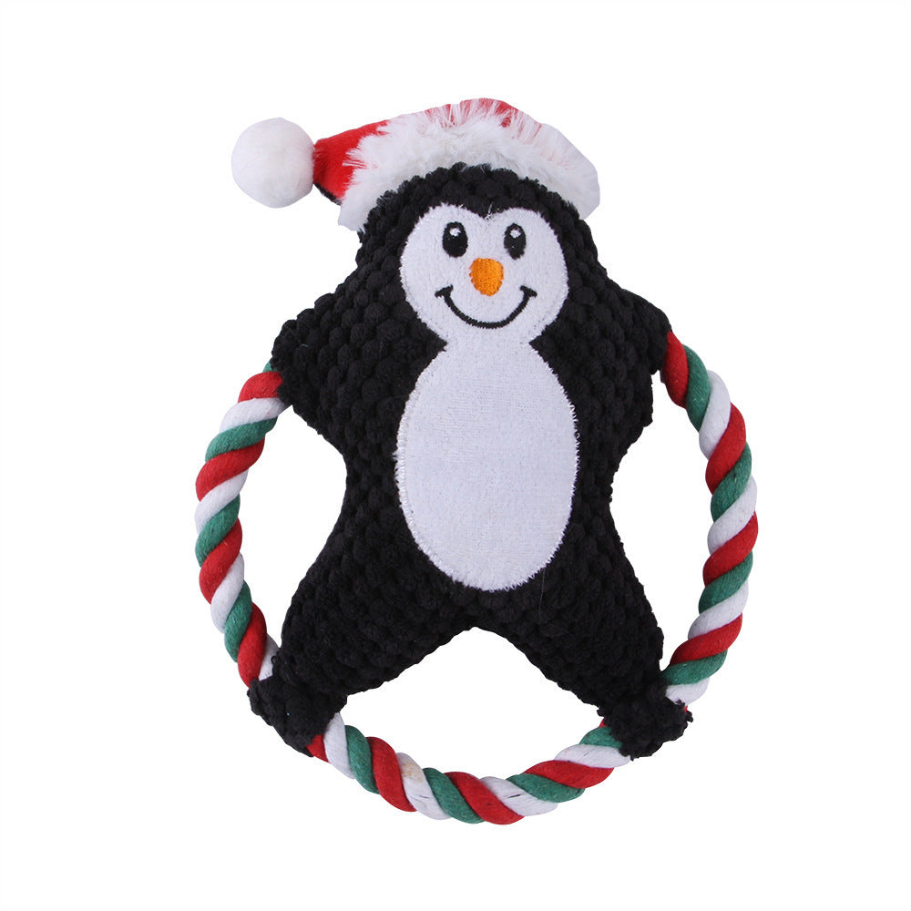 Pet Christmas Plush Toy – Gnawing and Chew Toy for Dog Anxiety Relief