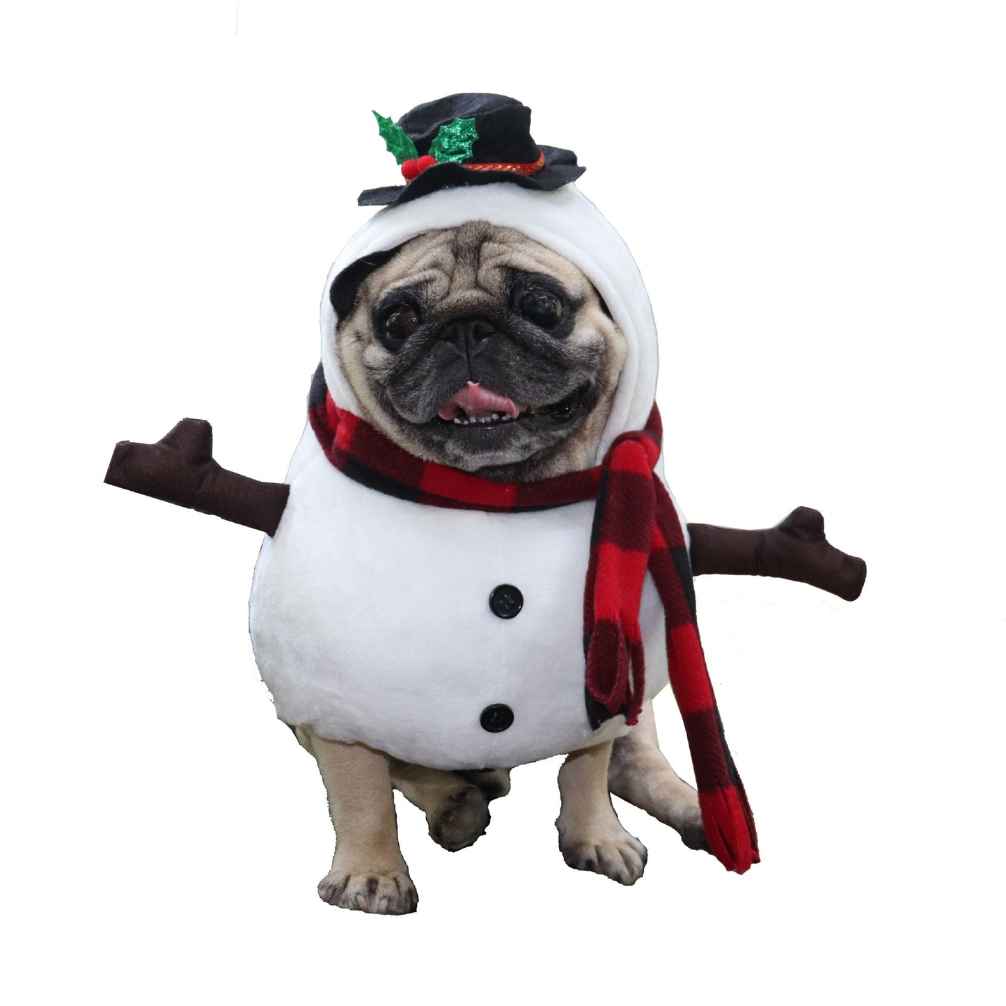 Snowman Christmas Pet Funny Clothes Snowman Pet Costume