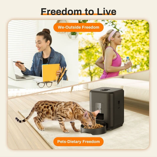 Pet Intelligent Timing Quantitative Remote Automatic Pet Feeder