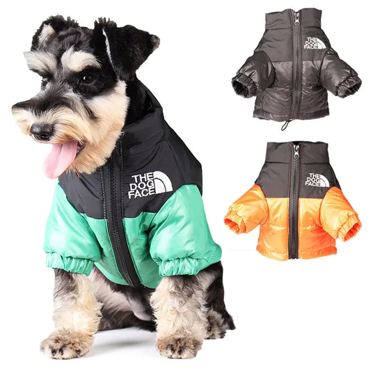 Windproof Reflective Dog Face Jacket